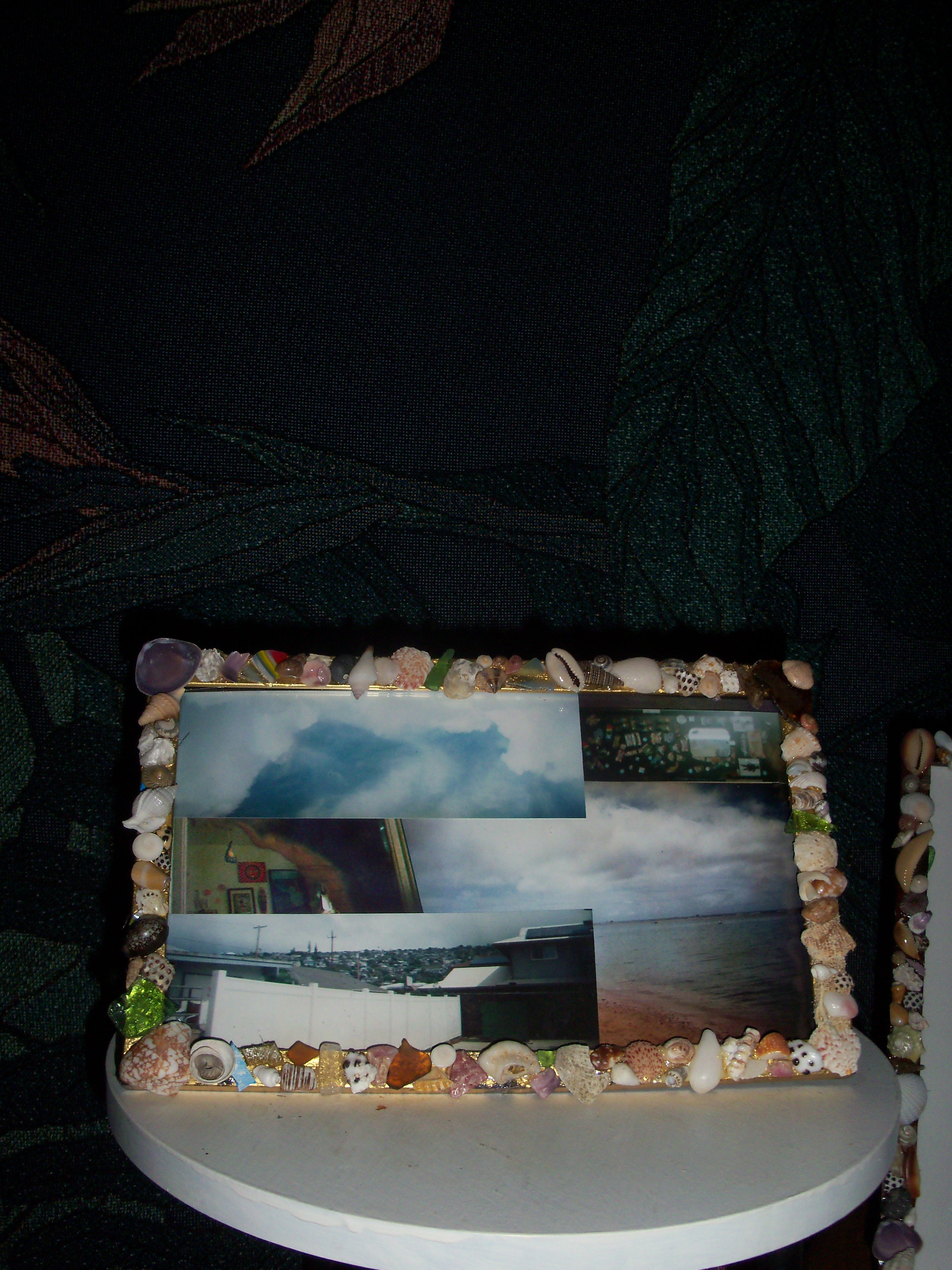 Handmade shell frame