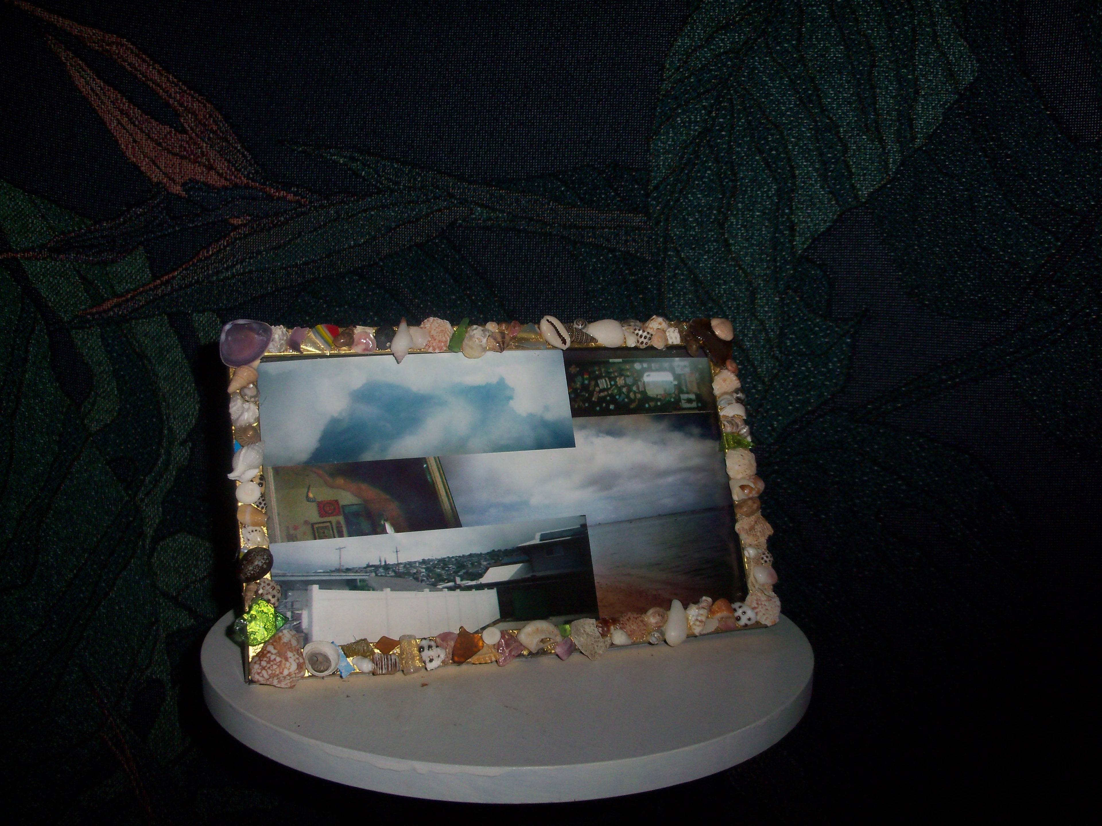 Handmade shell frame